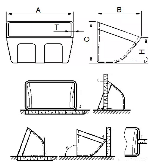 bucket elevator size