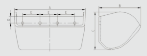 cc elevator bucket drawing