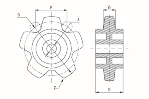 nylon gear wheel