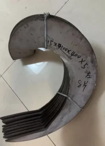 hélice segmentada para transportador de tornillo de acero para aplicaciones industriales de transporte de materiales