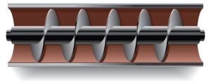 sectional screw flight