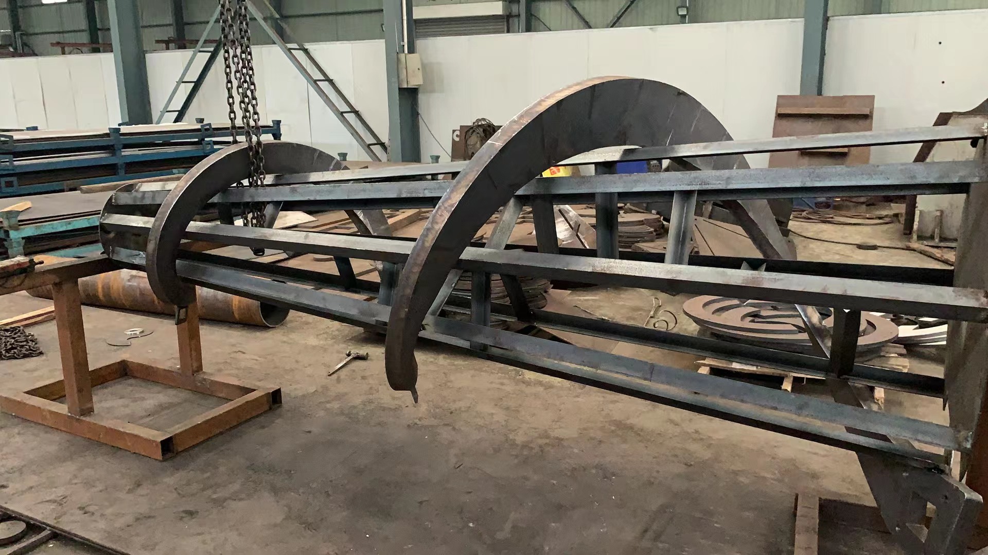 Vuelo de tornillo con forma de cono