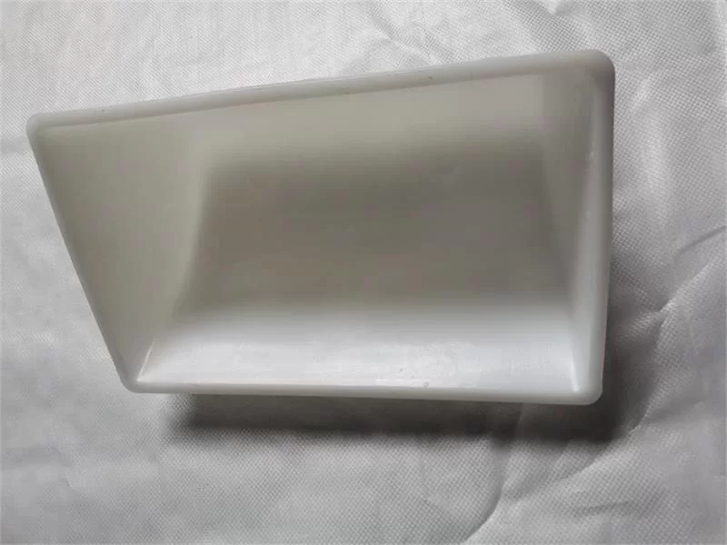 Cangilón elevador HDPE blanco para sistema transportador industrial