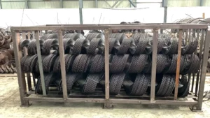 tornillos sinfín continuos Q255 embalados en jaula de acero