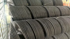 Vuelo helicoidal continuo Q235 apilado para exportación industrial