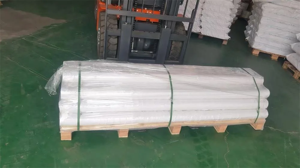 barras de nylon PA6 de 90 mm y 100 mm embaladas para exportación a Panamá