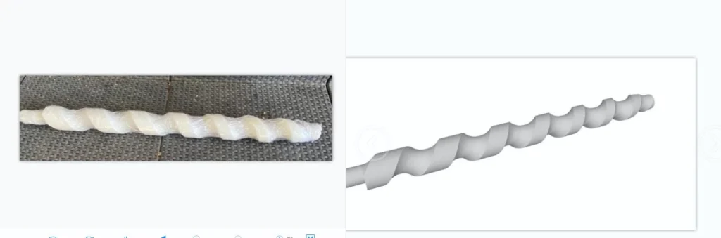 fabricación de tornillo helicoidal de nylon 