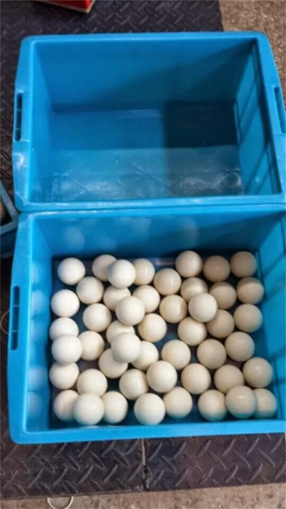 Bolas de goma industriales para evitar obstrucciones en tamices vibratorios