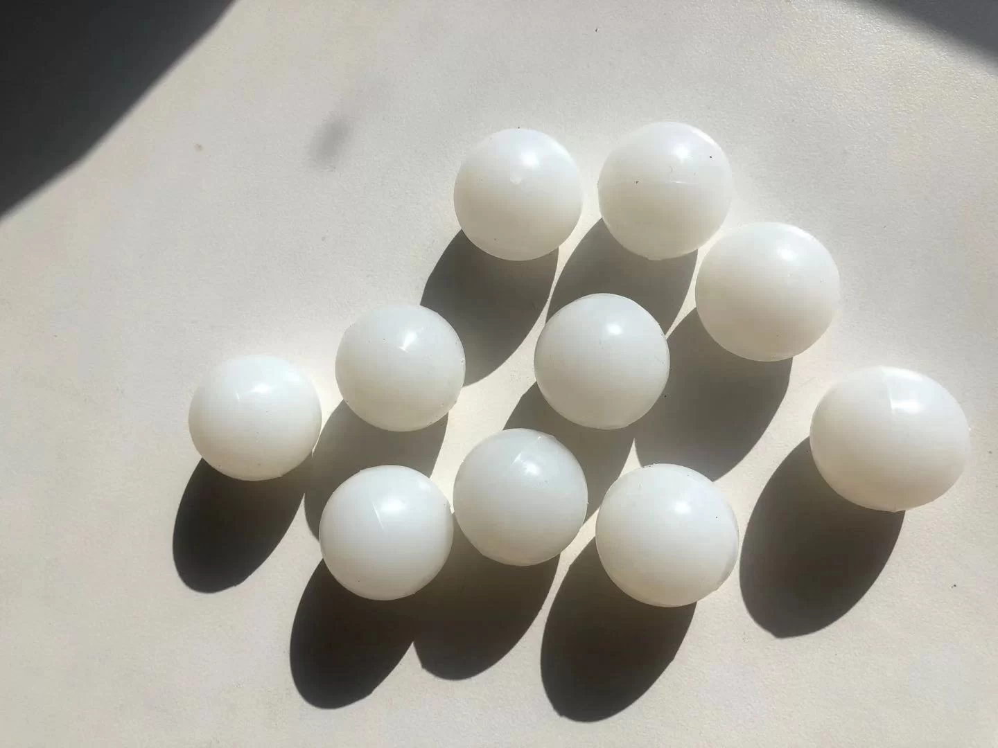 Limpiador de tamiz con bolas de goma blancas para cribas vibratorias