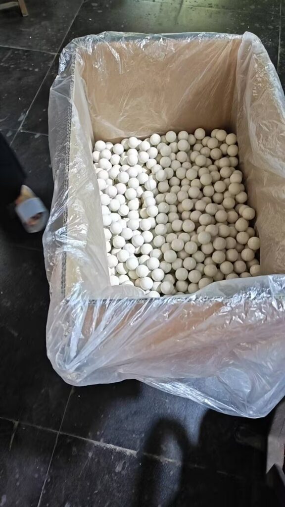 pelotas de limpieza de caucho natural (embalaje a granel)