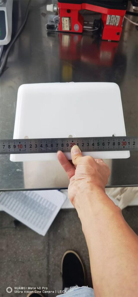 Cangilón elevador D9x6 de HDPE para un pedido de Colombia